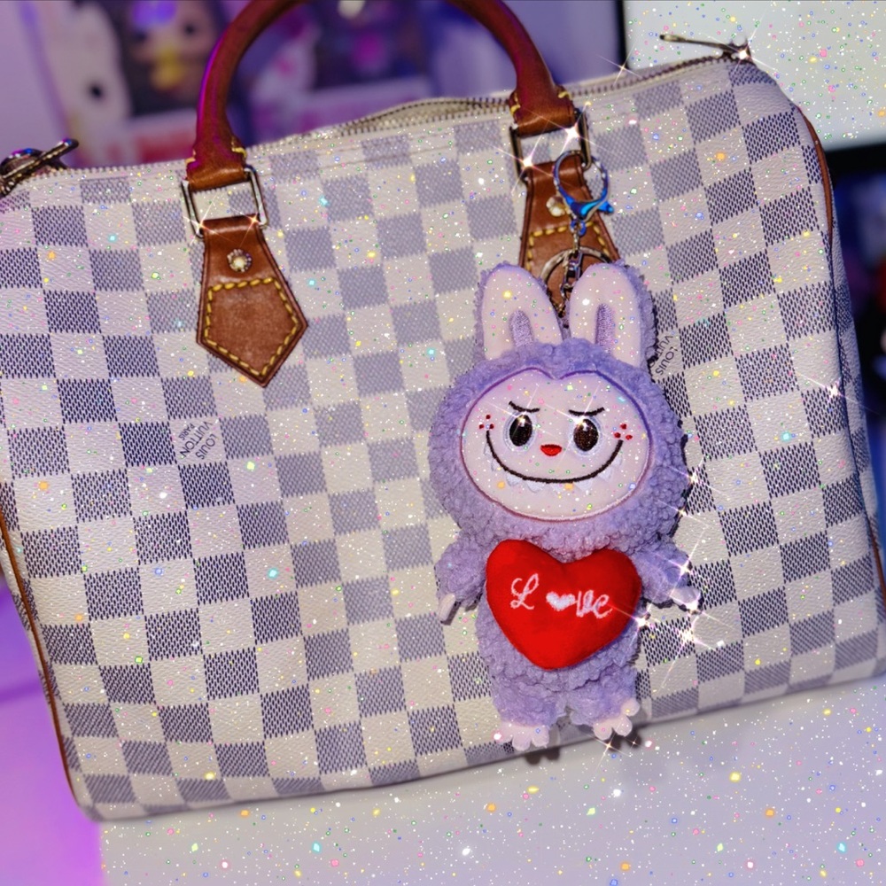 Purple Labubu Keychain/Purse Charm